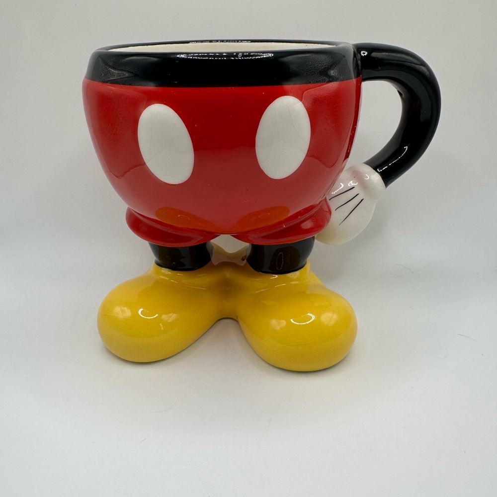 Disney Mickey Mouse Red and‎ Yellow Mug #2